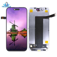 Layar OLED Lunak Truemax HX Lengkap untuk iPhone Air Smartphone LCD Touch Screen Digitizer Assembly Ponsel A3517 A3260 TEMX