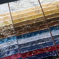 Tissu de rideau bronzé, design personnalisé, 100% polyester, 180 g/m², velours doré, textile d'ameublement BL333G6