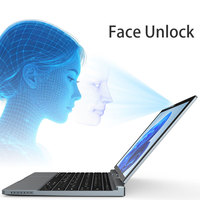 Nuovo Notebook Tascabile da 10 Pollici con Intel I3-1215U 6 Core, DDR4 16GB+512GB 1TB, 2 in 1, Windows 11 Pro, Tastiera Inglese, Mini Laptop