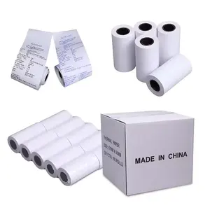 High Quality Moisture-Proof 37X40 Clearly Printing Cash Register Receipt Thermal Fax Paper