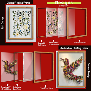 Cadre photo en bois de chêne écologique de qualité supérieure, couleur et logo personnalisables, forme sur mesure, décoration intérieure/cadeaux avec verre trempé - Product Image 5