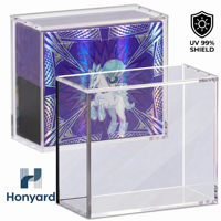 Boîte de présentation magnétique en acrylique résistant aux UV, moderne et écologique, ETB Plus, boîte de protection transparente pour Pokémon Elite Trainer