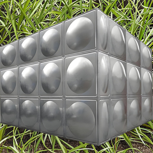 Serbatoio d'Acqua Sezionale Personalizzato in Acciaio Inox da 10000 Litri con Pompa, Marca HuiHeng - Product Image 1