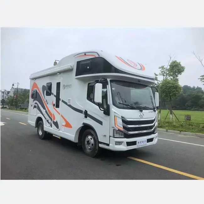 3 Bedden Nieuwste Ontwerp Rv Caravan Yuejin H500 Camper Rv Voor Verkoop Aan Filipijnen