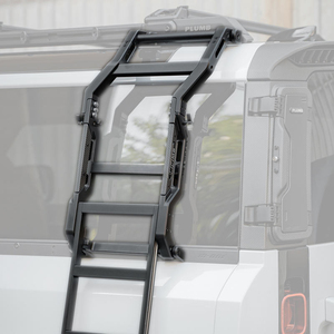 Escalera Lateral Plegable de Aluminio Negra Marca Alita, Nueva Llegada 2025, para Land Rover Defender - Product Image 1