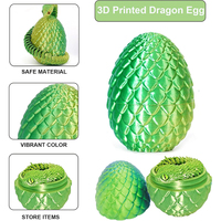 Huevo Impreso en 3D con Serpiente Flexible en su Interior, Modelo de Serpiente de 11.8 Pulgadas, Accesorio de Exhibición Científica, Regalo de Broma