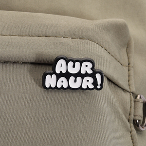 Spille Smaltate Aur Naur con Citazione Divertente in Accento Australiano, Distintivo per Borsa e Giacca, Gioielli alla Moda, Regalo all'Ingrosso - Product Image 3