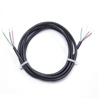 Kabel Sensor Multicore 4 inti*24AWG/4 inti*0.2mm Konduktor Tembaga Berlapis Timah Isolasi PE 2/3/4/5/6-Konduktor Sinyal