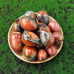 Huevos de Piedra Natural del Océano al por Mayor, Decoraciones de Cristal de Alta Calidad para Aliviar el Estrés y Jugar - Product Image 1