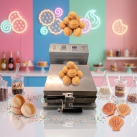 Presse à tarte électrique multi-motifs interchangeable, machine à moules épaissis, moules à biscuits remplaçables, 6 par lot