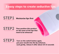 Pompe automatique d'amélioration des lèvres de marque privée masseur facial en silicone souple dispositif sûr et efficace pour les lèvres pour l'application du visage