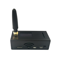 Módem de voz digital MMDVM, pantalla OLED, carcasa de aluminio Raspberry Pi Zero W, antena portátil para DMR/D-Star/YSF Hotspot WLan