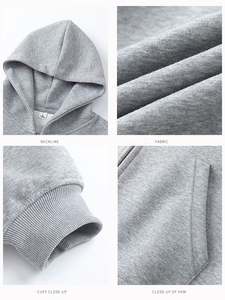 Sweat-shirts à capuche zippés personnalisés avec logo, 420 grammes, en molleton de coton épais de haute qualité, coupe oversize, collection 2026 - Product Image 4