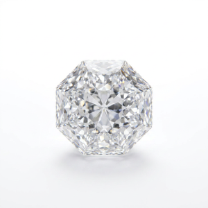 Pierres de diamant blancs cultivés en laboratoire de qualité supérieure, taille octogonale modifiée, avec une coupe excellente et un éclat brillant pour la joaillerie fine - Product Image 2