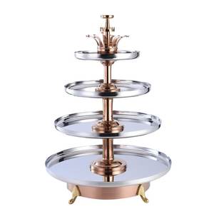 Buffet Meeres früchte platte Große Kaffee platte Fünf schicht iger Turm Edelstahl Kleine Platte Hummer Salat platte - Product Image 1