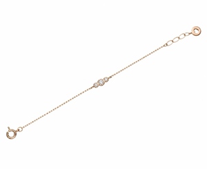 Dreamy Nebula Style Diamond Bracelet With Three Closely Clustered Sparkling Star Stones - Product Image 2