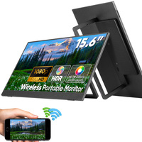 Nouvel écran de jeu portable double 15,6 pouces 1080P IPS LCD Wi-Fi sans fil HDR 63% sRGB pour ordinateur portable et téléphone, avec support mural – Vente en gros