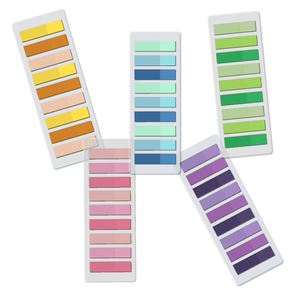 Nuevas pegatinas de índice de 5 colores degradados, pegatinas de papelería para niños, pegatinas para corregir errores - Product Image 1