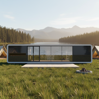 Villa intégrée modulaire en acier pour entrepôt Apple, conception de chambre mobile, hôtel, hébergement extérieur, camping, résidence