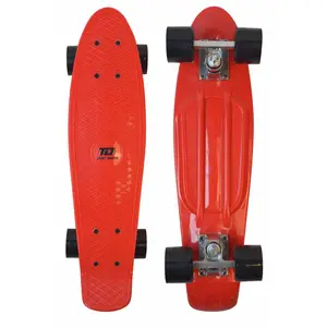 22 polegada Penny board ALU caminhão PVC roda para crianças adulto Iniciante cruiser plástico profissional cauda de peixe Skate