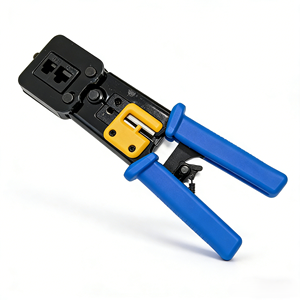 เครื่องมืออเนกประสงค์8P 6P คีมจีบสำหรับ RJ45ปลั๊กแบบแยกส่วน RJ11ผ่านตัวเชื่อมต่อสายไฟ - Product Image 1