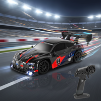 Coches de Derrape RC con Control Semiproporcional 1:24, Regalos de Cumpleaños para Niños, Coche de Derrape Eléctrico de Metal 4x4 con Control Remoto de 2.4GHz