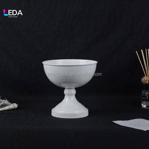 Expositor de Flores de Vidrio Blanco de Alta Calidad LEDA, Soporte de Exhibición para Mesa de Boda - Product Image 3