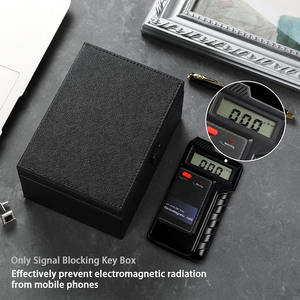 Boîte à clés de blocage de signal boîte de Faraday étui de rangement de bloqueur de Signal antivol en cuir PU pour porte-clés de <span class=keywords><strong>voiture</strong></span> - Product Image 3
