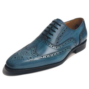 <span class=keywords><strong>Scarpe</strong></span> Oxford da <span class=keywords><strong>Uomo</strong></span> in Vera Pelle con Lacci, Stile Britannico, Casual da Ufficio, Moda Business, Traspiranti e Formali - Product Image 5