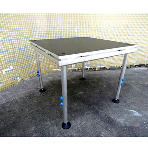 Quick Installation 4x4ft Stage <b>Platform</b> Aluminum Alloy Stage Truss Modular Rectangle Adjustable Legs - Product Image 6