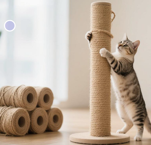 <span class=keywords><strong>Corde</strong></span> en <span class=keywords><strong>sisal</strong></span> naturel 6mm 8mm <span class=keywords><strong>10mm</strong></span>, couleurs variées, écologique, pour remplacement de griffoirs et meubles d'arbre à <span class=keywords><strong>chat</strong></span> VILAGE - Product Image 2