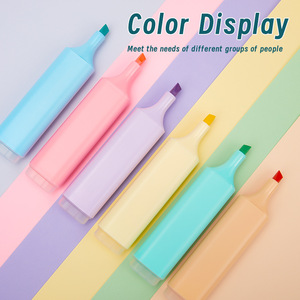 In Tay Tài Khoản Đánh Dấu Bút Thiết Lập Tạp Chí <span class=keywords><strong>Highlighter</strong></span> Macaron Màu Long Lanh Bút Thiết Lập Cho Sinh Viên Lớp Học Sơn - Product Image 4