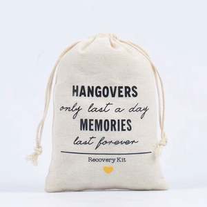 Bolsa de Tela de Algodón con Cordón, Personalizada, Ecológica, Reciclada, con Logotipo Personalizado, Colorida y Suave - Product Image 6