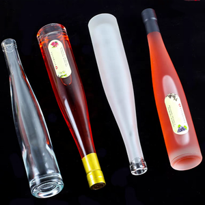 Botella de Vidrio Transparente Esmerilada Vacía de 330, 375 y 500 ml para Vino, Licores, Vodka, Whisky, Ginebra y Jugos con Tapones - Product Image 6