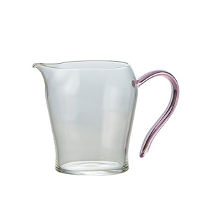 Pichet à thé en verre transparent avec poignée colorée, design bec d'aigle, pour service de thé Kung Fu, origine Dehua, style simple - Product Image 5