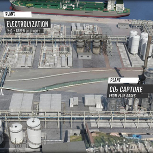 Équipement de production de méthanol vert intégré technologiquement avancé pour l'ammoniac <span class=keywords><strong>et</strong></span> l'alcool de <span class=keywords><strong>stockage</strong></span> d'hydrogène solaire éolien - Product Image 1