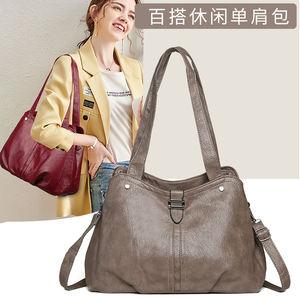 กระเป๋าโท้ทวัสดุ PU สำหรับสุภาพสตรีทันสมัย กระเป๋าถือแบรนด์ดีไซเนอร์ กระเป๋าถือสไตล์เรโทรและมีเอกลักษณ์เฉพาะตัว.9025 - Product Image 3