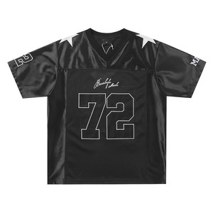 Maillots de football américain sublimés en mesh, coupe ample, entièrement personnalisables, broderie, style rétro - Product Image 2