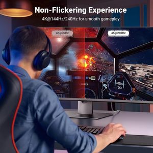 <span class=keywords><strong>Cable</strong></span> UGREEN <span class=keywords><strong>USB</strong></span> <span class=keywords><strong>C</strong></span> a <span class=keywords><strong>DisplayPort</strong></span> <span class=keywords><strong>1.4</strong></span> 8K, Thunderbolt 3/4, <span class=keywords><strong>USB</strong></span> Tipo <span class=keywords><strong>C</strong></span> a DP 8K, 32.4Gbps para iPhone 15, Macbook Pro, iPad - Product Image 3