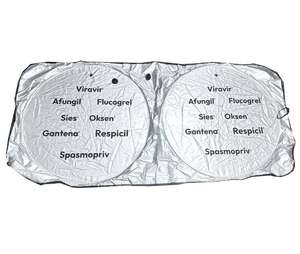 โปรโมชั่นที่กําหนดเองบังแดดพิมพ์รถบังแดดที่กําหนดเองกระจกรถบังแดด - Product Image 2