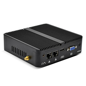 Mini ordinateur de bureau M4 C leron J4125 N2840 4K HD Rs232 NUC Fanless, Mini Pc DDR4 2 LAN, ordinateur industriel à faible coût - Product Image 6