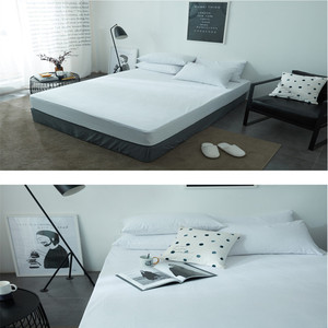 Imperméable en bambou blanc lit bébé bébé <span class=keywords><strong>berceau</strong></span> Ajusté et Enfant En Bas Âge Matelas/Couverture/protecteur - Product Image 4
