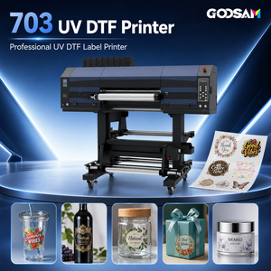 Goosam A1 60cm 3 Head UV Dtf <b>Printer</b> I1600 I3200 Crystal Label <b>Sticker</b> Roll to Roll Ab Film Printing <b>Machine</b> - Product Image 1