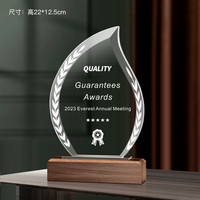 HONOR Factory Wholesale New Design Blank Medals Trophies Custom Personalized Crystal Glass Trophy Award Eco-Friendly Engraving