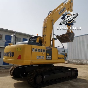 Excavatrice d'occasion Komatsu 220-8, marque japonaise d'origine, 22 tonnes, sur chenilles en caoutchouc, grande taille, modèle 2023, godet de 1,1 m - Product Image 3