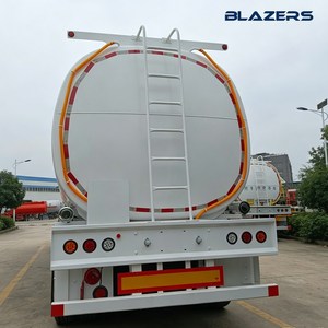 Semirremolque cisterna de combustible de 4 ejes y 54 CBM para depósito aduanero costero de Mozambique, transporte de gasóleo a granel entre ciudades y larga distancia JOST Leg - Product Image 2