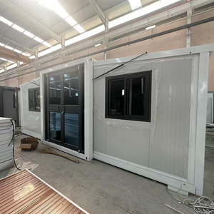 บ้านคอนเทนเนอร์สำเร็จรูปขนาด 20 ฟุต ขยายได้ โครงสร้างเหล็ก บ้านพักตากอากาศสำเร็จรูปแบบพกพา ขยายบ้านคอนเทนเนอร์ 2 ห้องนอน อาคารสำเร็จรูป - Product Image 3