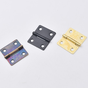 Iron Flat Hinge 38x34mm Antique Bronze <b>Black</b> Yellow Plated Rectangle Gift Craft <b>Box</b> Accessory - Product Image 4