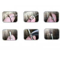 Großhandel 402030 Haarverlängerungsringe 500 Stück/Beutel Schlaufen-Haar-Silikonringe Aluminium-Silikon-Mikroperlen