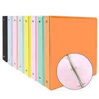 Carpeta de Anillas Metálica A4 con Páginas Internas Desmontables, Cubierta Personalizada Impresa, para Almacenamiento de Documentos de Oficina